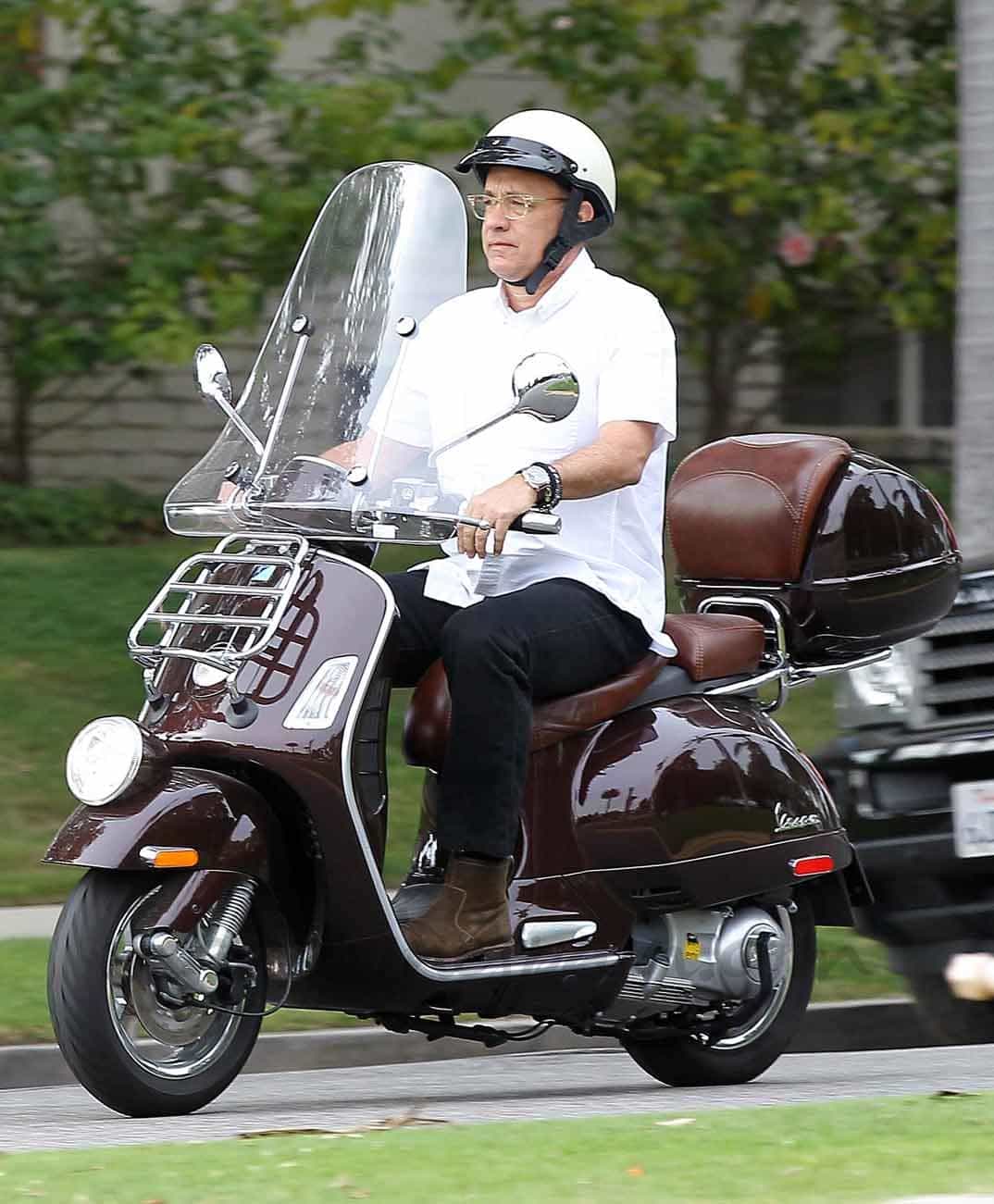 Tom Hanks y su familia, turistas en París