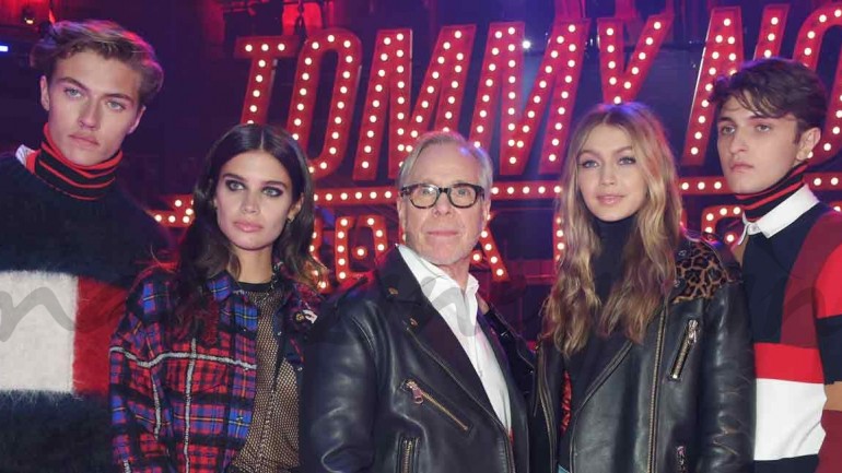 Los hermanos Hadid protagonistas del «circo» de Tommy Hilfiger