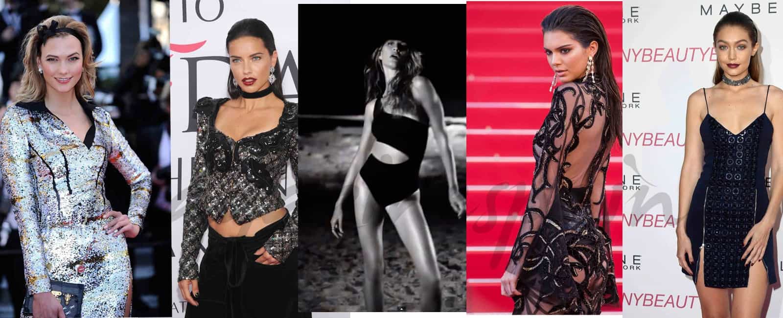 Gisele Bündchen, Adriana Lima, Kendall Jenner, Karlie Kloss y Gigi Hadid, las más top