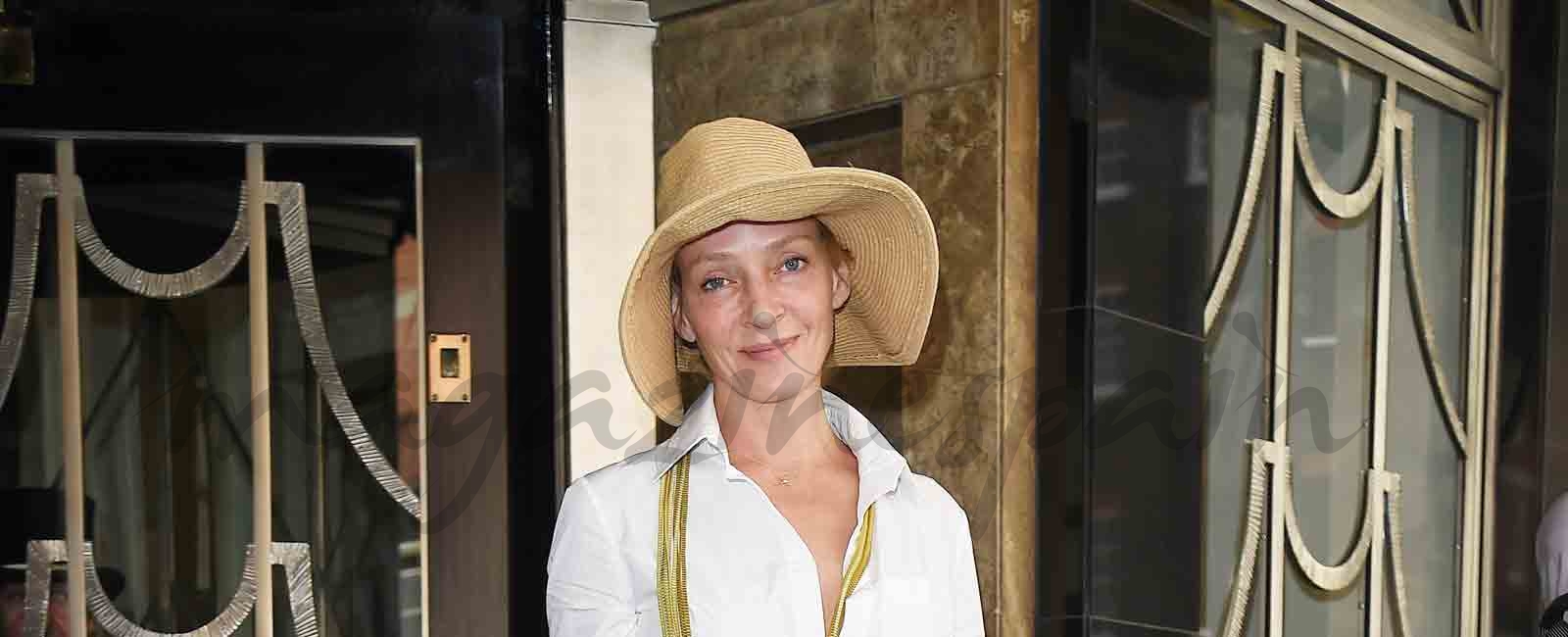 uma thurman turista en londres