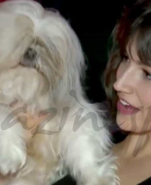 Úrsula Corberó y su perrita Lolita en «Mascotas»