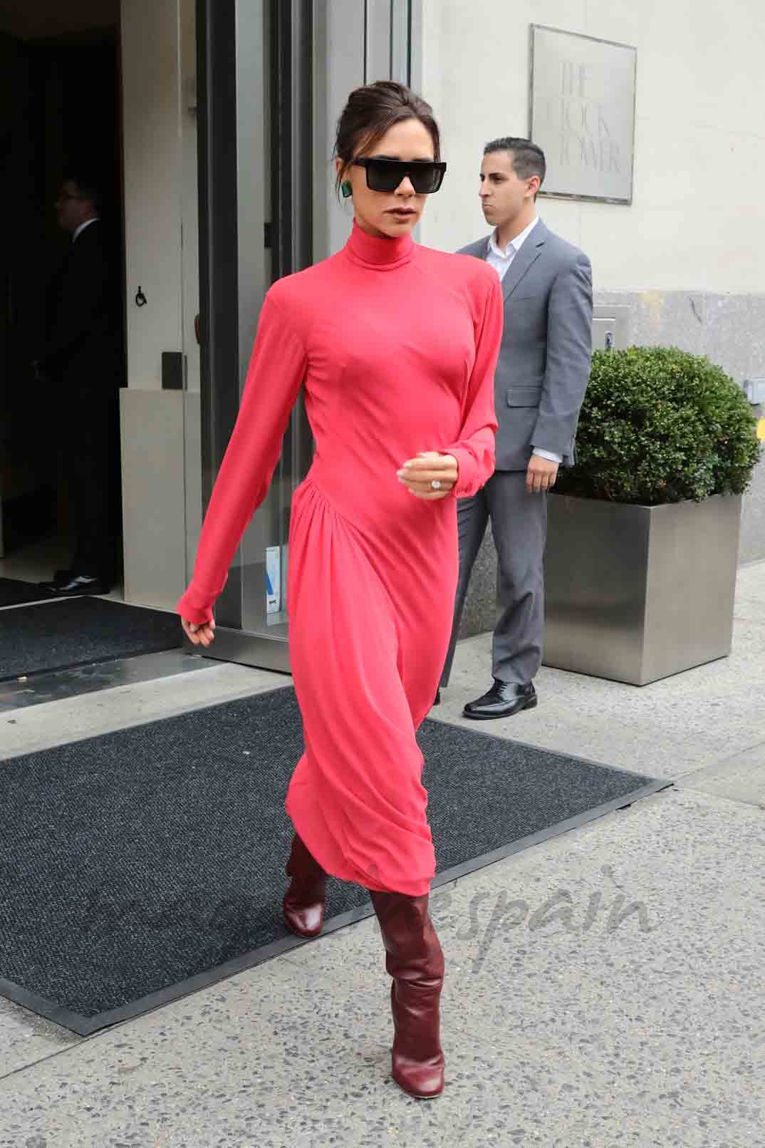 victoria beckham leccion de estilo en new york