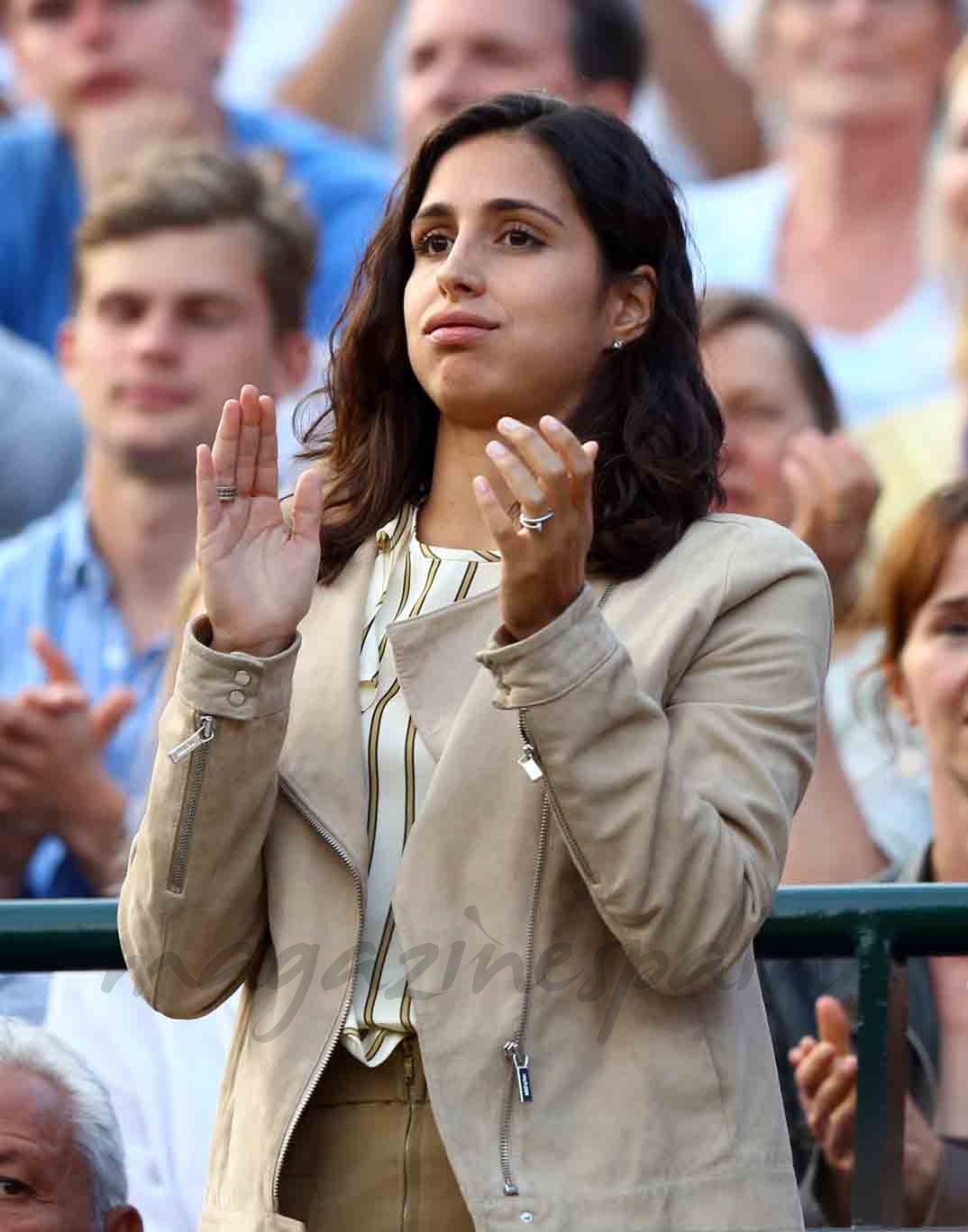 xisca en wimbledon con rafa nadal