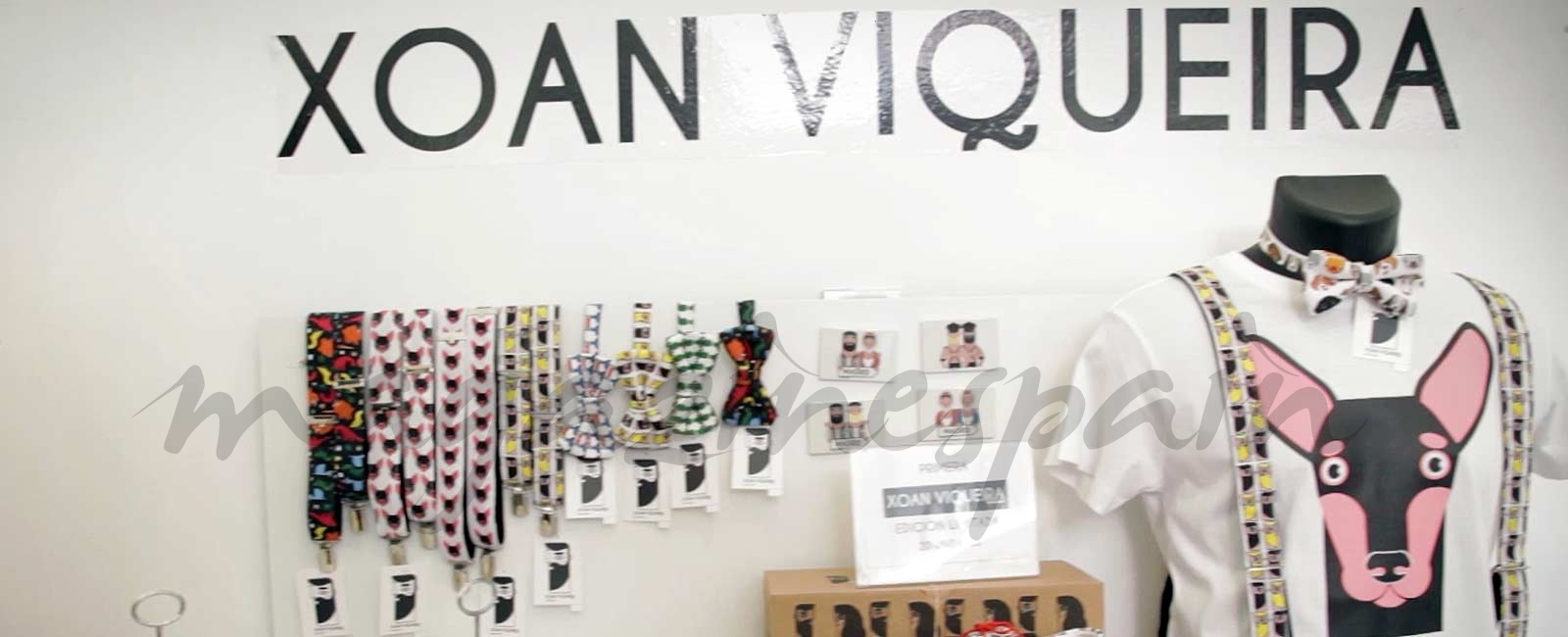 La moda con arte… Fran Larrañaga en Xoan Viqueira