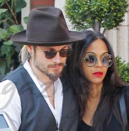 Zoe Saldana y su marido, una pareja con mucho estilo